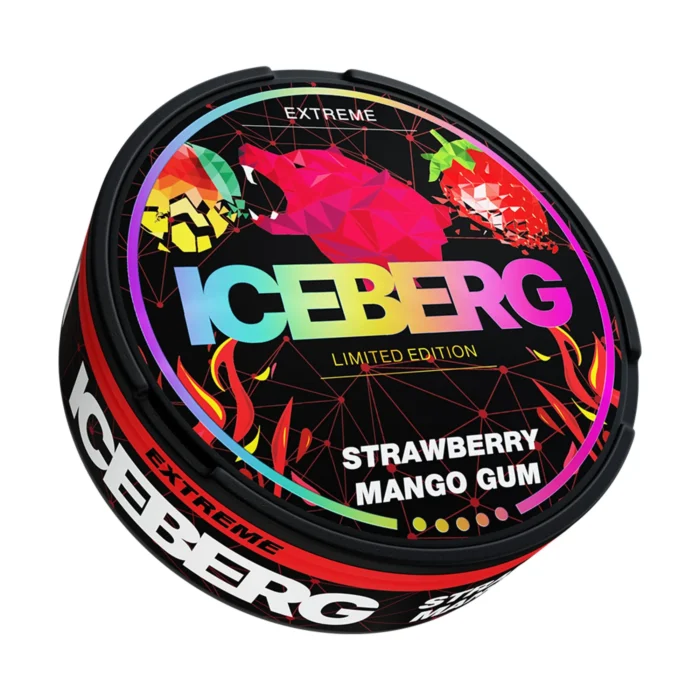 ICEBERG STRAWBERRY MANGO GUM MEDIUM 6MG/G