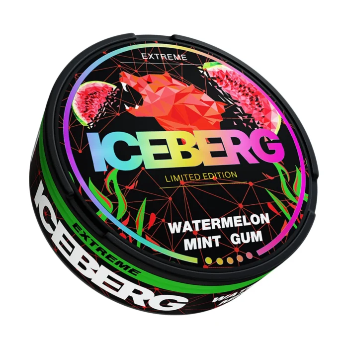 ICEBERG WATERMELON MINT GUM STRONG SLIM 50 MG/G